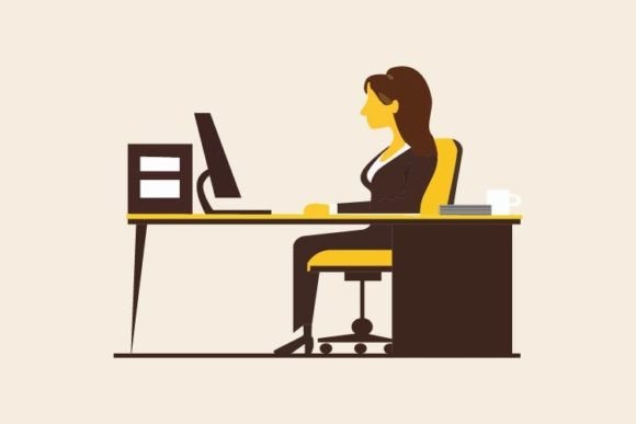 Businesswoman Empowering Graphics & Web Elements