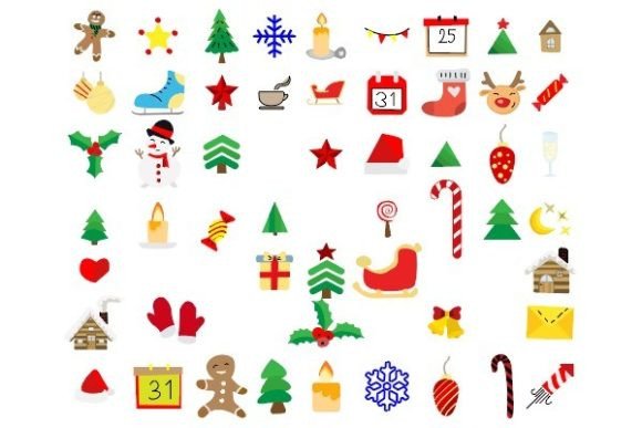Christmas Bundle: Graphics & Web Elements for Real Crafting