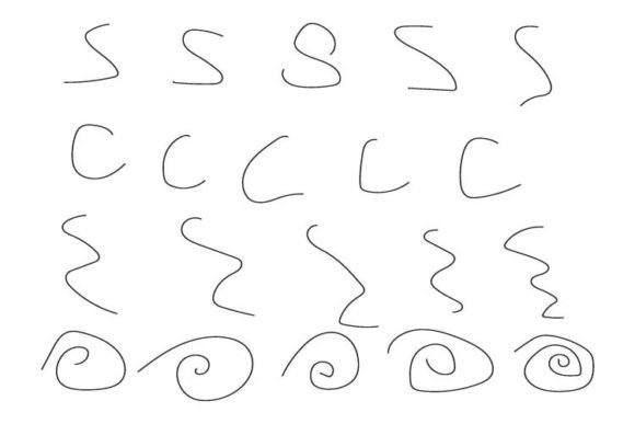 Curved Line Collection: Graphics & Web Elements
