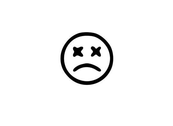 Dead Digital Emoji Social Icon: Graphics & Web Elements