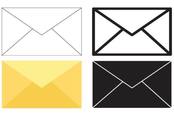 Envelope Collection Set: Web Elements & Graphics