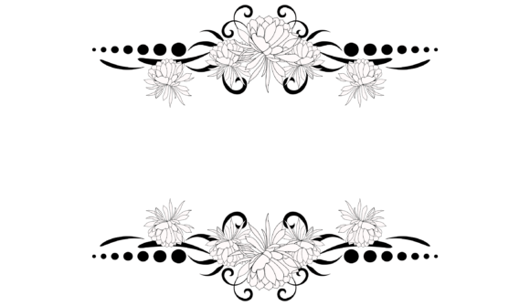 Flower Frame SVG: Graphics & Web Elements for Elegant Publishing