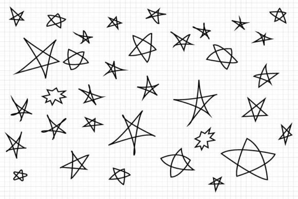Hand Drawn Stars Collection: Graphics & Web Elements