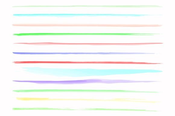 Horizontal Divider Watercolor Minimalist Graphics
