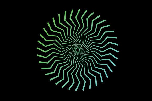 Spirography Circle Design: Graphics & Web Elements