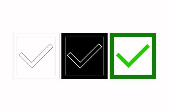 Yes Approved Sign Collection Icon: Graphics & Web Elements